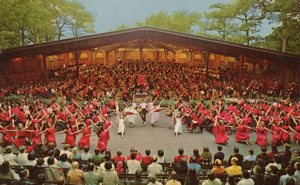 Interlochen Center for the Arts - Old Postcard View (newer photo)